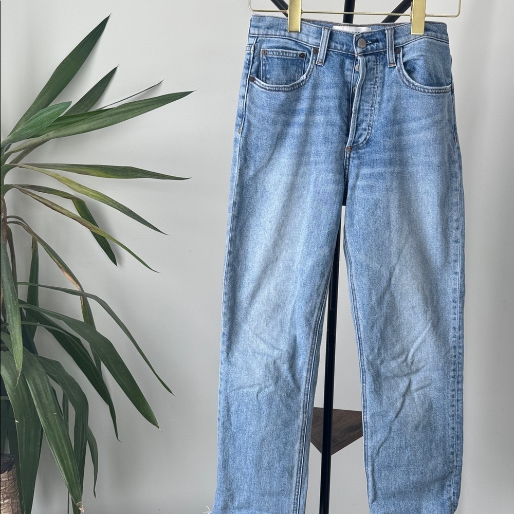 DENIM FORUM Arlo High Rise Straight 28L | Light Wash | Women’s 26 - Picture 2 of 11